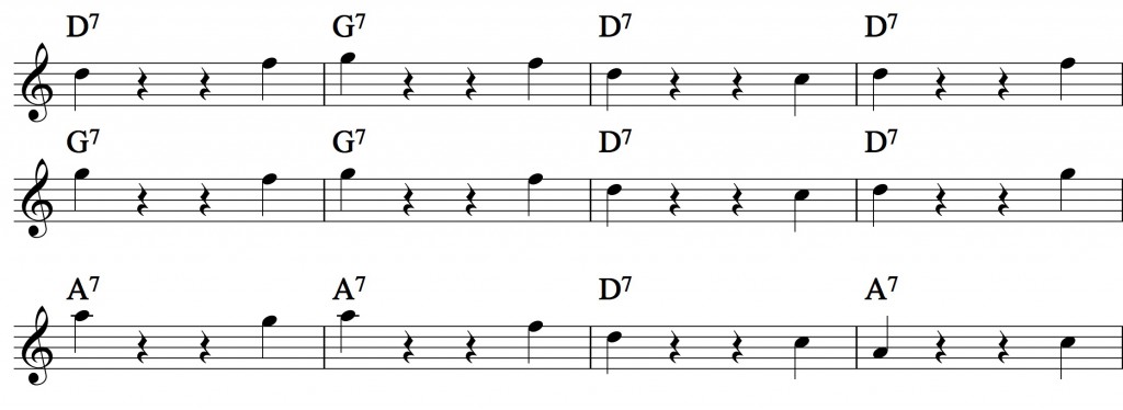 Blues - with a pentatonic scale_1