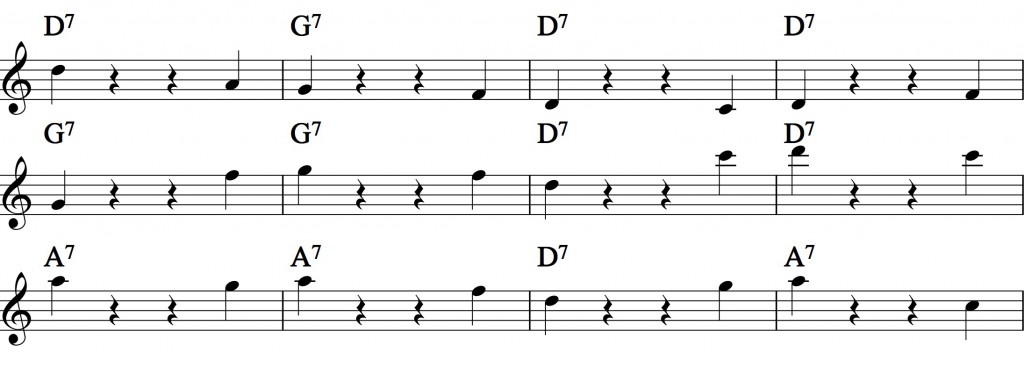 Blues - with a pentatonic scale_4