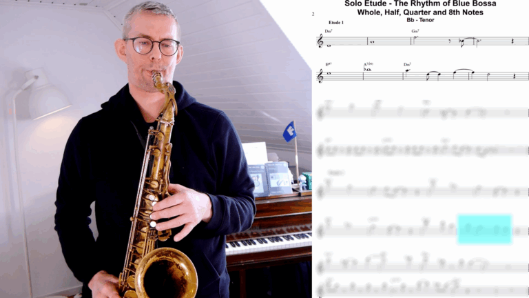 Jazz Etude Collection – The Rhythm of Blue Bossa